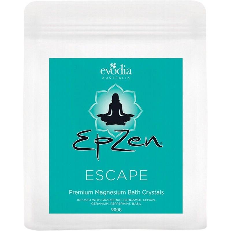 Evodia Epzen Magnesium Bath Salt Crystals Escape 900g