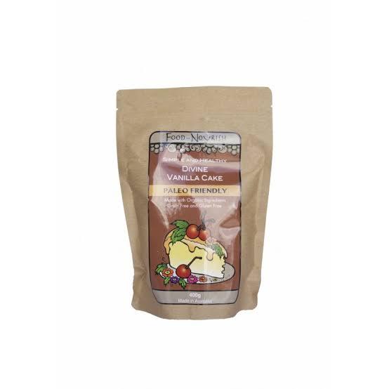 Food to Nourish Cake Mix Divine Vanilla 400g