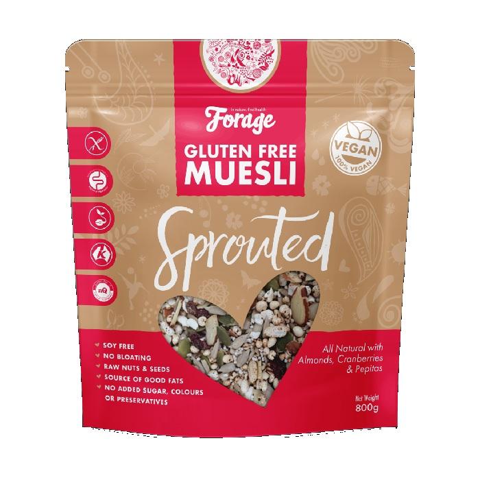 Forage Cereal Muesli Sprouted 800g