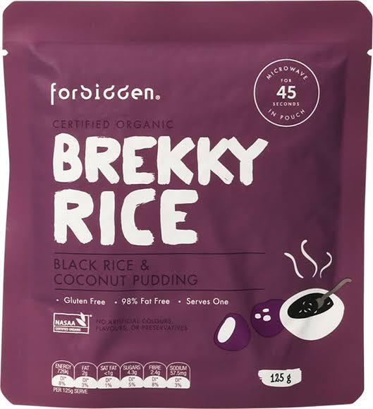 Forbidden Foods Black Rice & Coco Pudding 125g