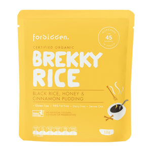 Forbidden Foods Black Rice Honey &Cinn Pudding 125g