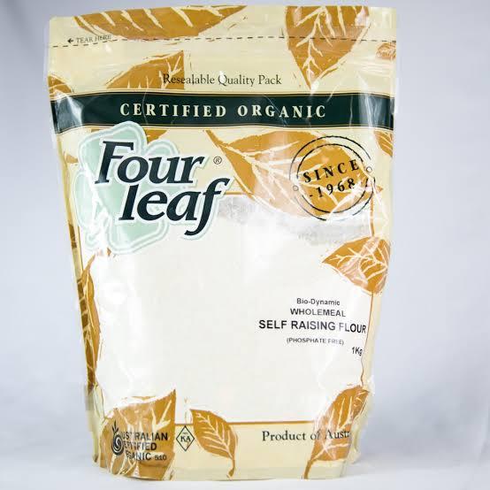 Four Leaf Flour Wholemeal Self Raising 1kg