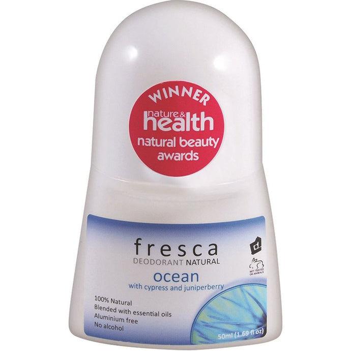 Fresca Natural Deodorant Ocean (With Cypress & Juniper Berry) 50ml