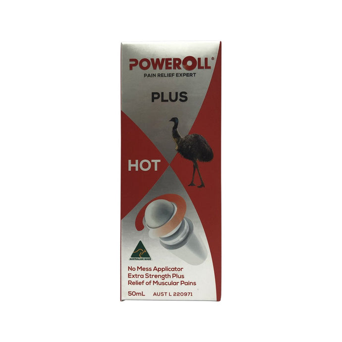 Glimlife Poweroll Pain Relief Oil Plus (Hot) Roll On 50ml