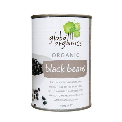 Global Organics Beans Black Organic 400g