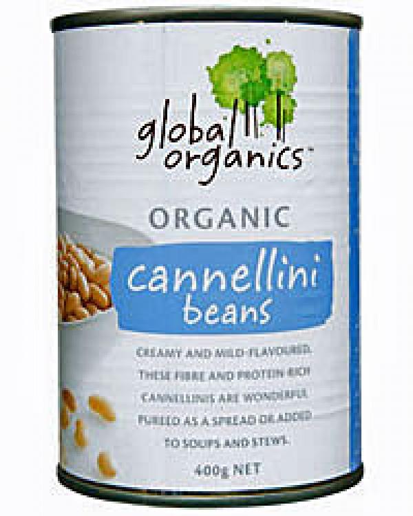 Global Organics Beans Cannellini Organic 400g