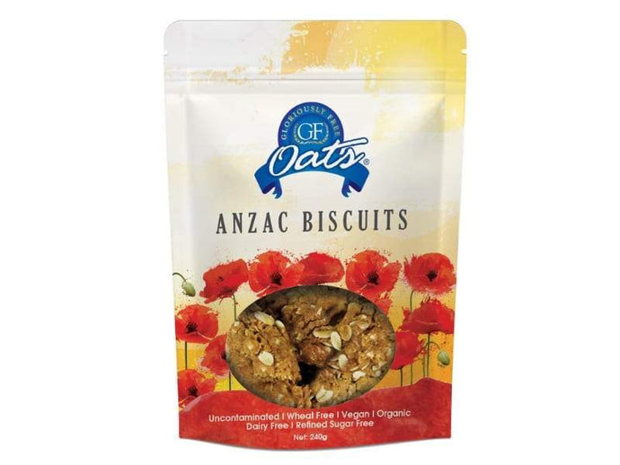 Gloriously Free GF Oats Anzac Biscuits 240g
