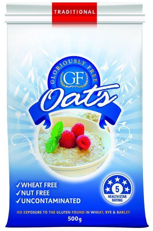 Gloriously Free Uncontaminated Oats Organic 500g