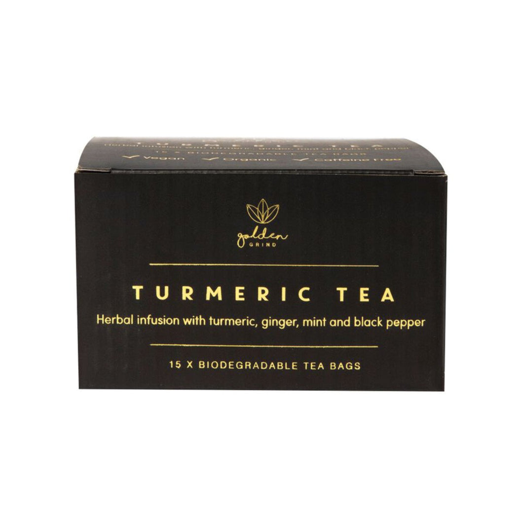 Golden Grind Turmeric Tea Bagsx15