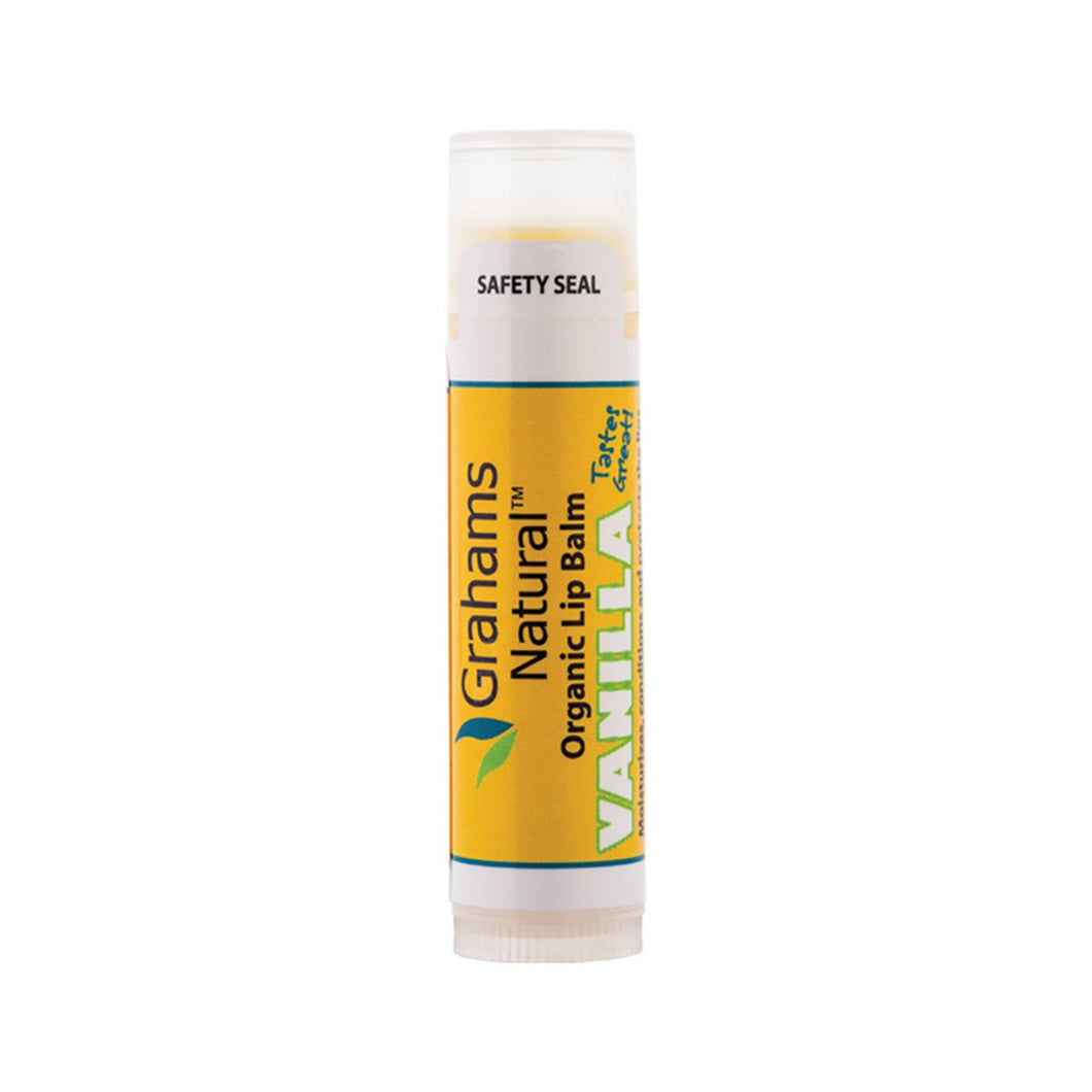 Grahams Natural Lip Balm Vanilla Organic 4.2g