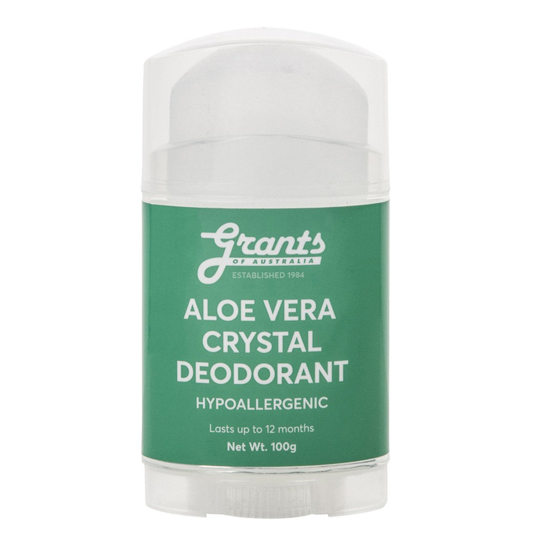 Grants Crystal Deodorant Aloe Vera Stick 100g