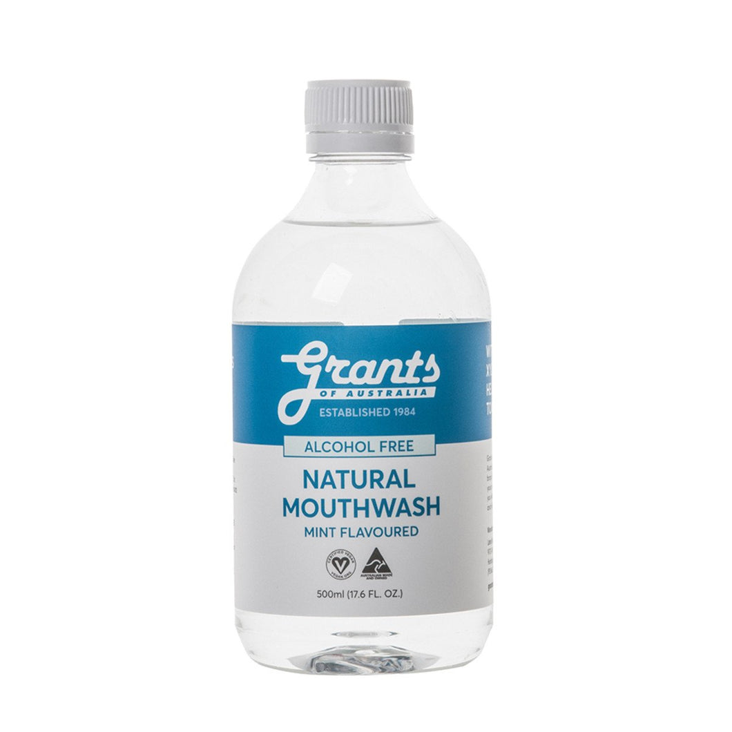 Grants Natural Mouthwash Alcohol Free Mint 500ml