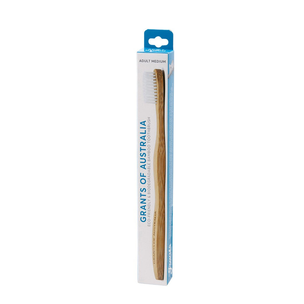 Grants Toothbrush Bamboo Adult Medium