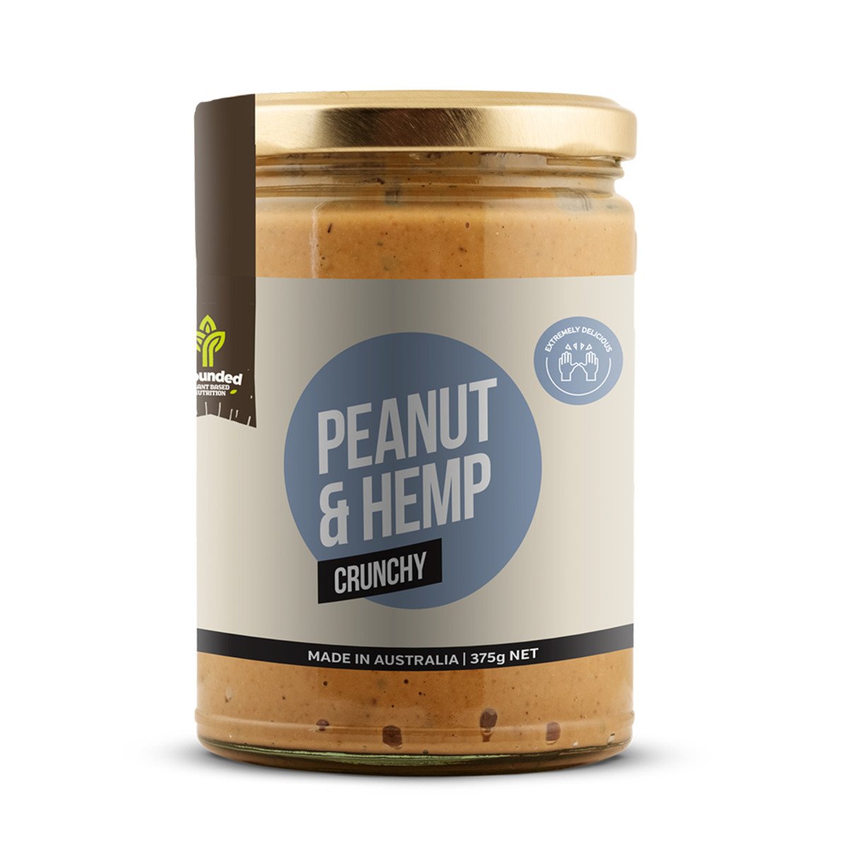 Grounded Spread Peanut And Hemp Crunchy 375g