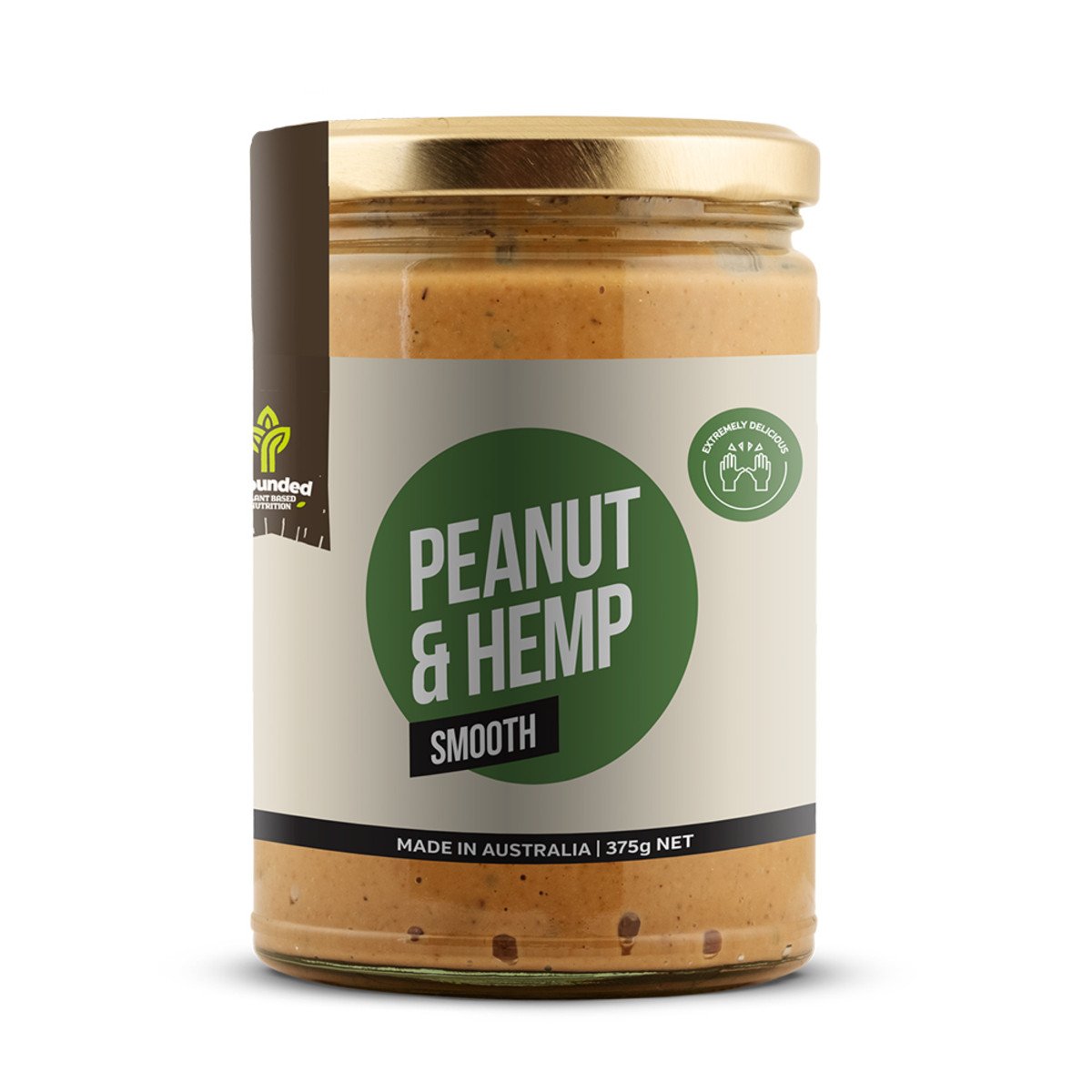Grounded Spread Peanut And Hemp Smooth 375g