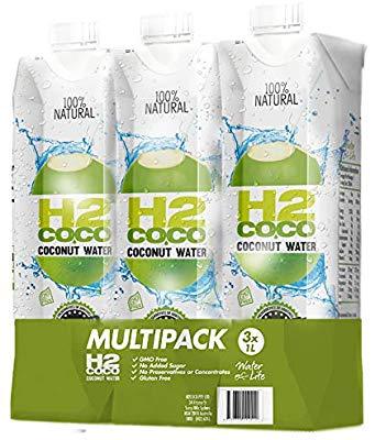 H2COCO Coconut Water Pure 1L x 3pk