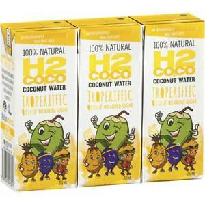 H2COCO Coconut Water Troperiffic 3 x 200ml
