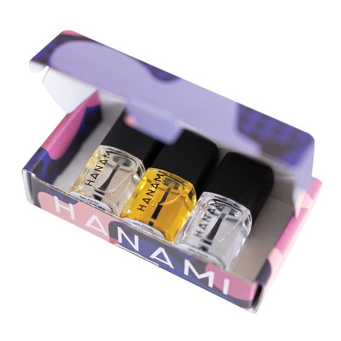 Hanami Nail Polish Collection Nail Rescue Retreat 9mlx3 Pack