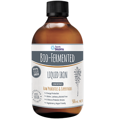 Henry Blooms Bio-Fermented Liquid Iron 500ml