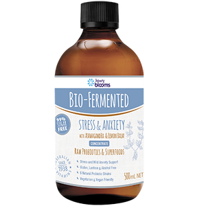Henry Blooms Bio-Fermented Stress and Anxiety with Ashwagandha and Lemon Balm 500ml