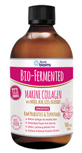 Henry Blooms Bio Fermented Marine Collagen with Maqui Acai Goji and Blueberry 500ml