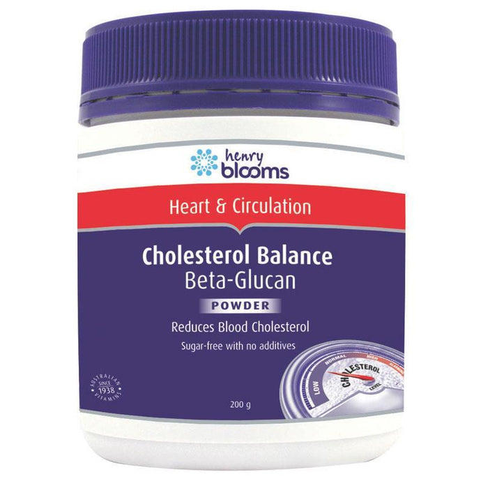 Henry Blooms Cholesterol Balance Beta Glucan 200g Powder