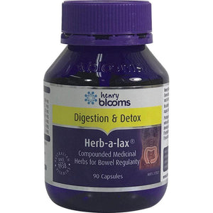 Henry Blooms Health Products Herb-a-Lax 90 Capsules - Supplement