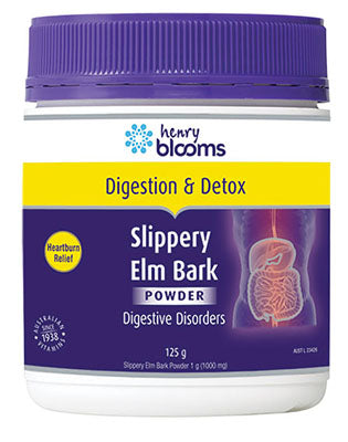 Henry Blooms, Health Products, Slippery Elm Bark, Powder, 125 g