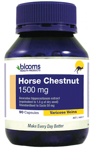 Henry Blooms Horse chestnut 1500mg 90 capsules