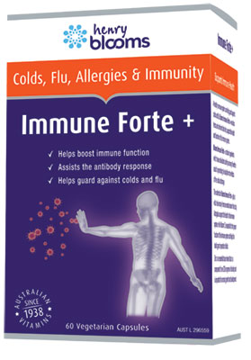 Henry Blooms Immune Forte + 60 vegetarian capsules