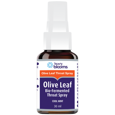 Henry Blooms Olive Leaf Bio-Fermented Throat Spray 30ml