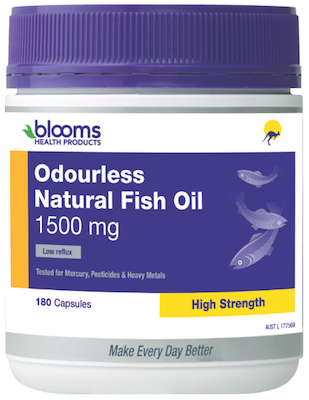 Henry Blooms Omega 3 ODOURLESS Natural Fish Oil 1000mg 400capsules