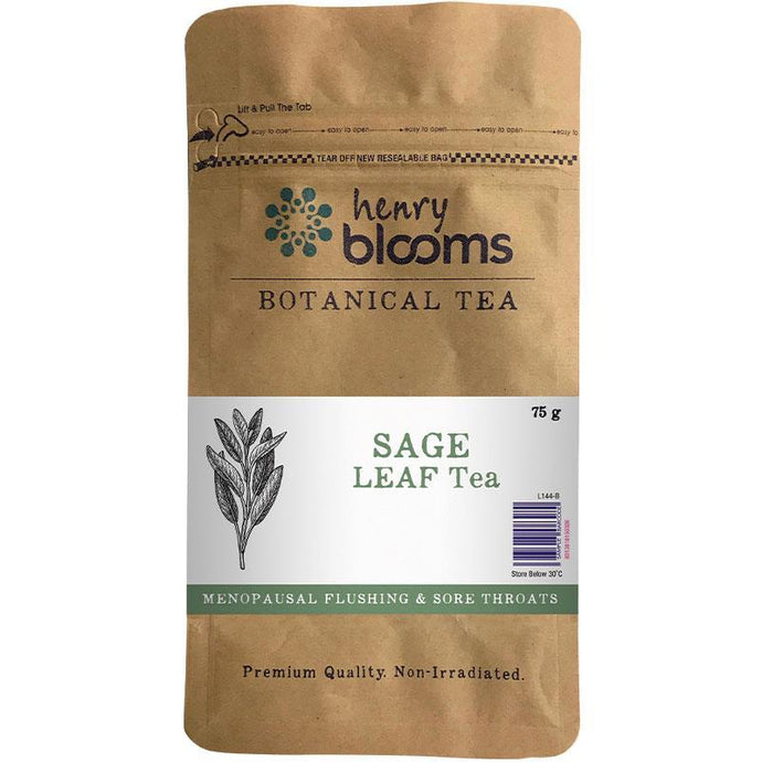 Henry Blooms Sage Leaves Tea - Cut 75g