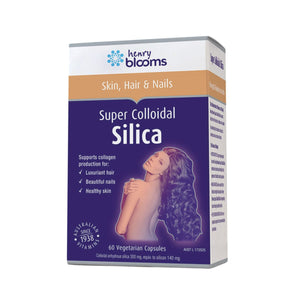 Henry Blooms Super Colloidal Silica 300Mg 60 Veggie Capsules
