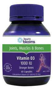 Henry Blooms Vitamin D3 1000IU 60 capsules