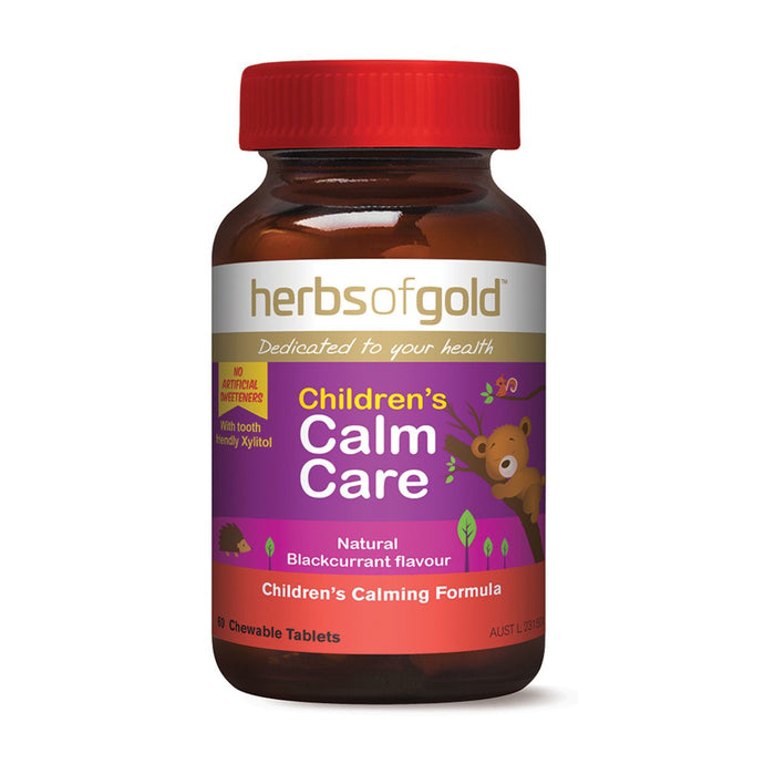 Herbs Of Gold Children'S Calm Care 60 Tablets Chewable