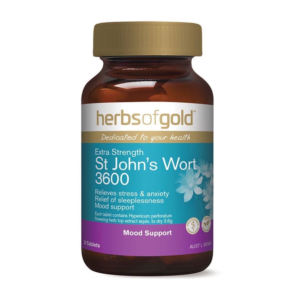 Herbs Of Gold Extra Strength St Johns Wort 30 Tablets