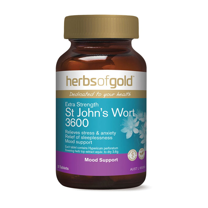 Herbs Of Gold Extra Strength St Johns Wort 60 Tablets