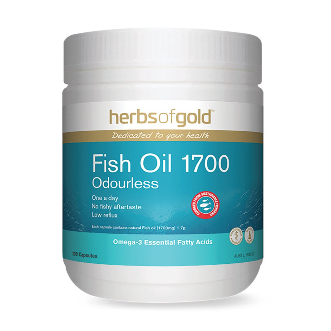 Herbs of Gold Fish Oil 1000 200c