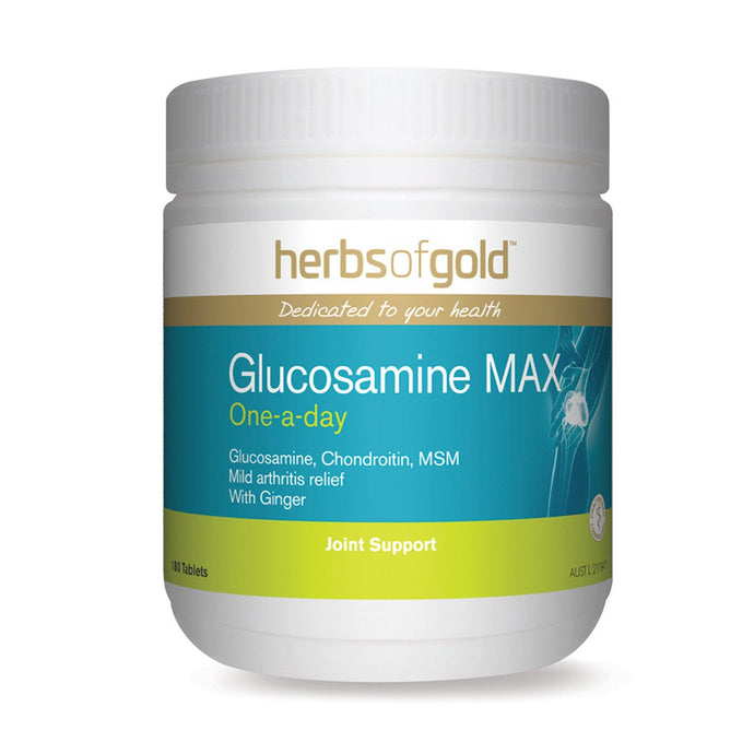 Herbs Of Gold Glucosamine Max 180 Tablets