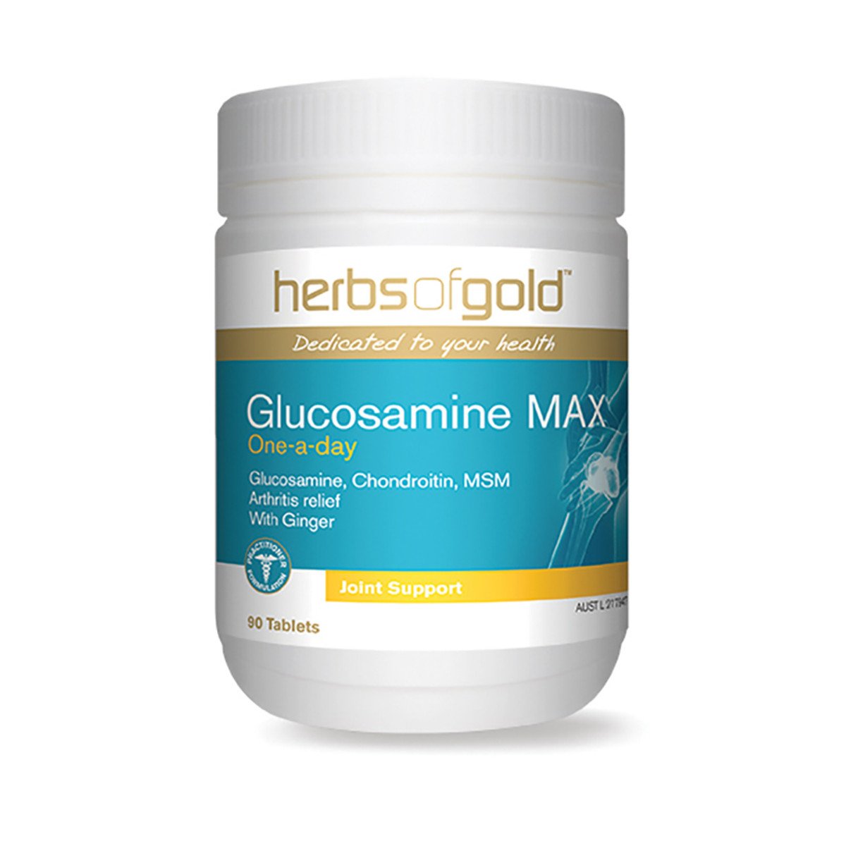 Herbs Of Gold Glucosamine Max 90 Tablets