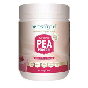 Herbs Of Gold Organic Pea Protein Berry 420g