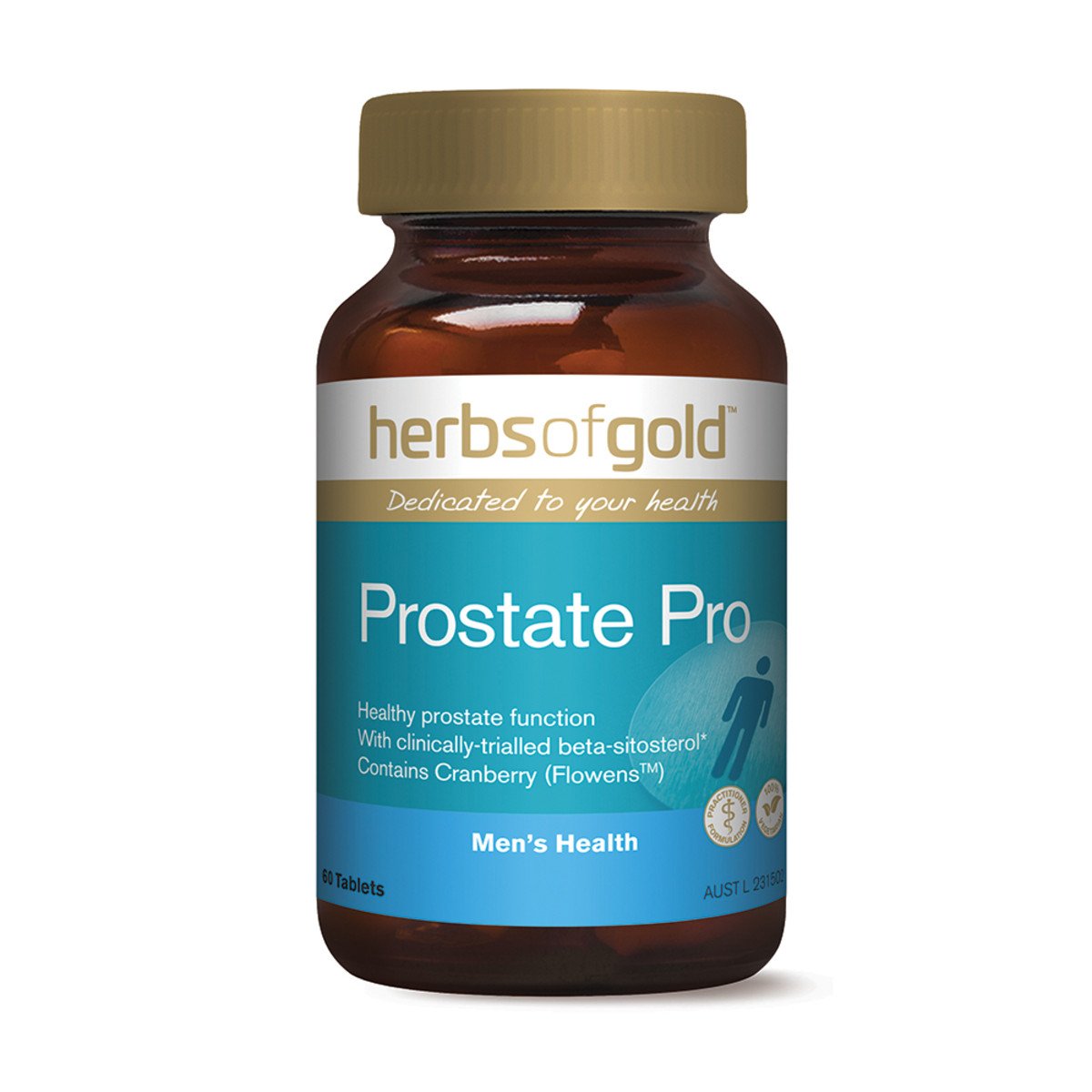 Herbs Of Gold Prostate Pro 60 Tablets