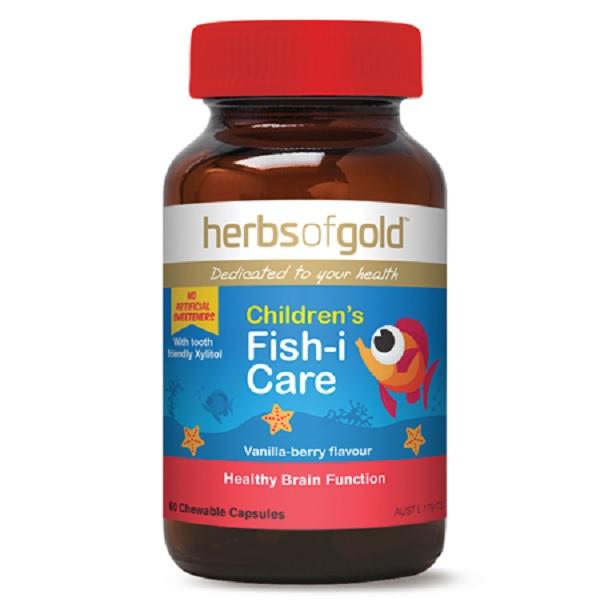Herbs of Gold Children's Fish-i Care 60 Capsules