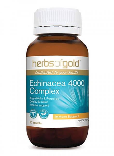 Herbs of Gold Echinacea 4000 Complex 60 Tablets