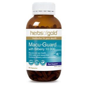 Herbs of Gold Macu Guard with Bilberry 90 Veggie Capsules