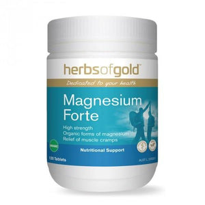 Herbs of Gold Magnesium Forte Organic 120 Tablets