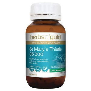 Herbs of Gold St Mary's Thistle 35000, 60 Tablets