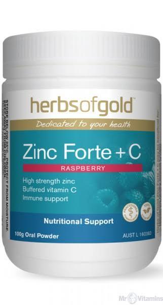 Herbs of Gold Zinc Forte + C 100g