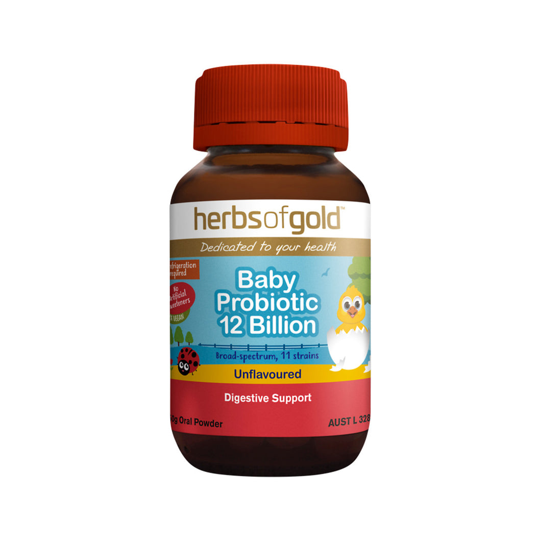 Herbs of Gold Baby Probiotic 12 Billion Unflavoured 50g
